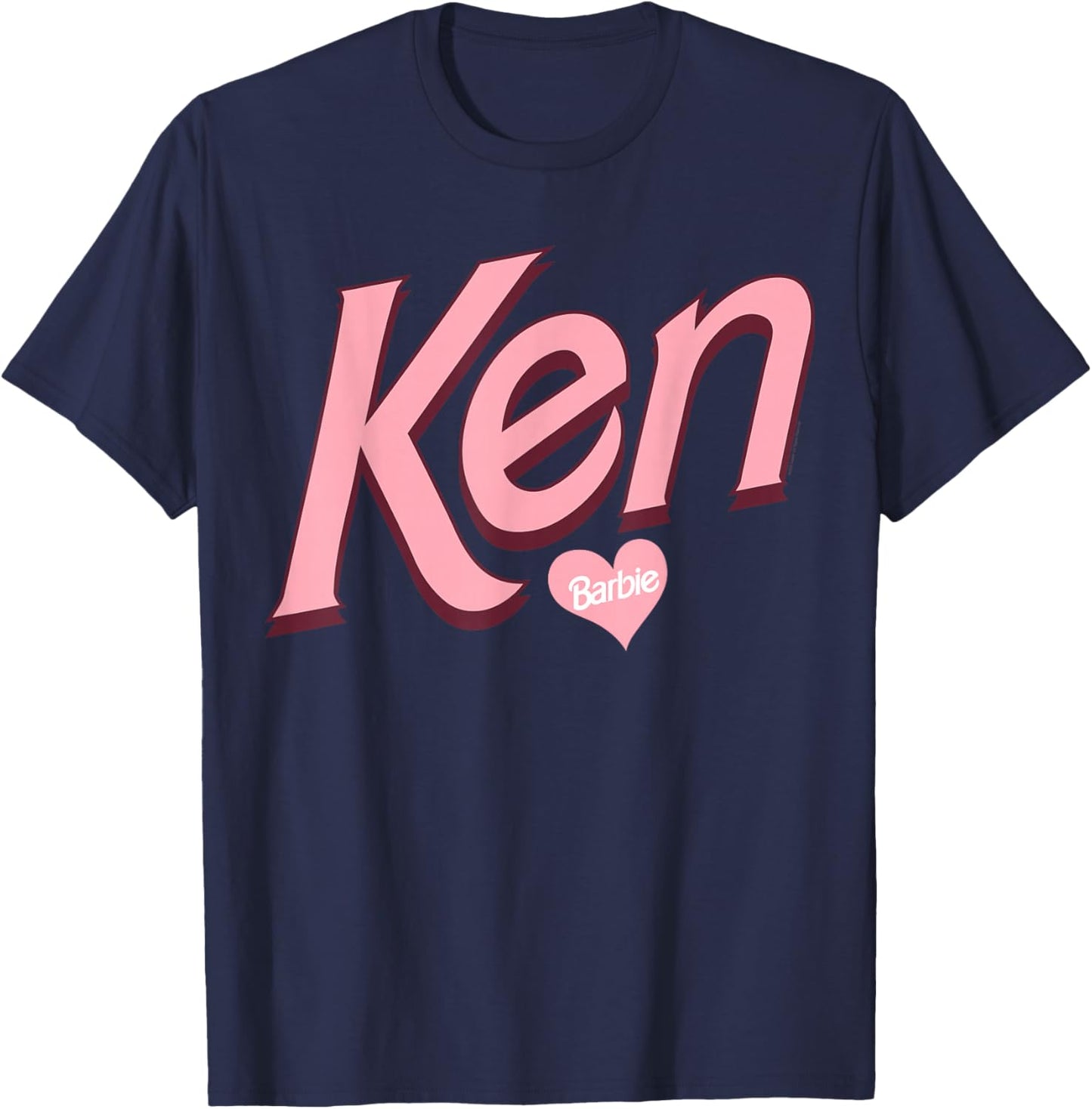 Barbie Valentine's Day Ken Love , black T-Shirt - T-Shirt | Navy