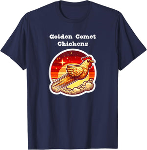 Golden Comet Chicken T-Shirt - T-Shirt | Navy