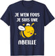 Funny Bee insect Je m'en fous je suis une Abeille T-Shirt - T-Shirt | Navy