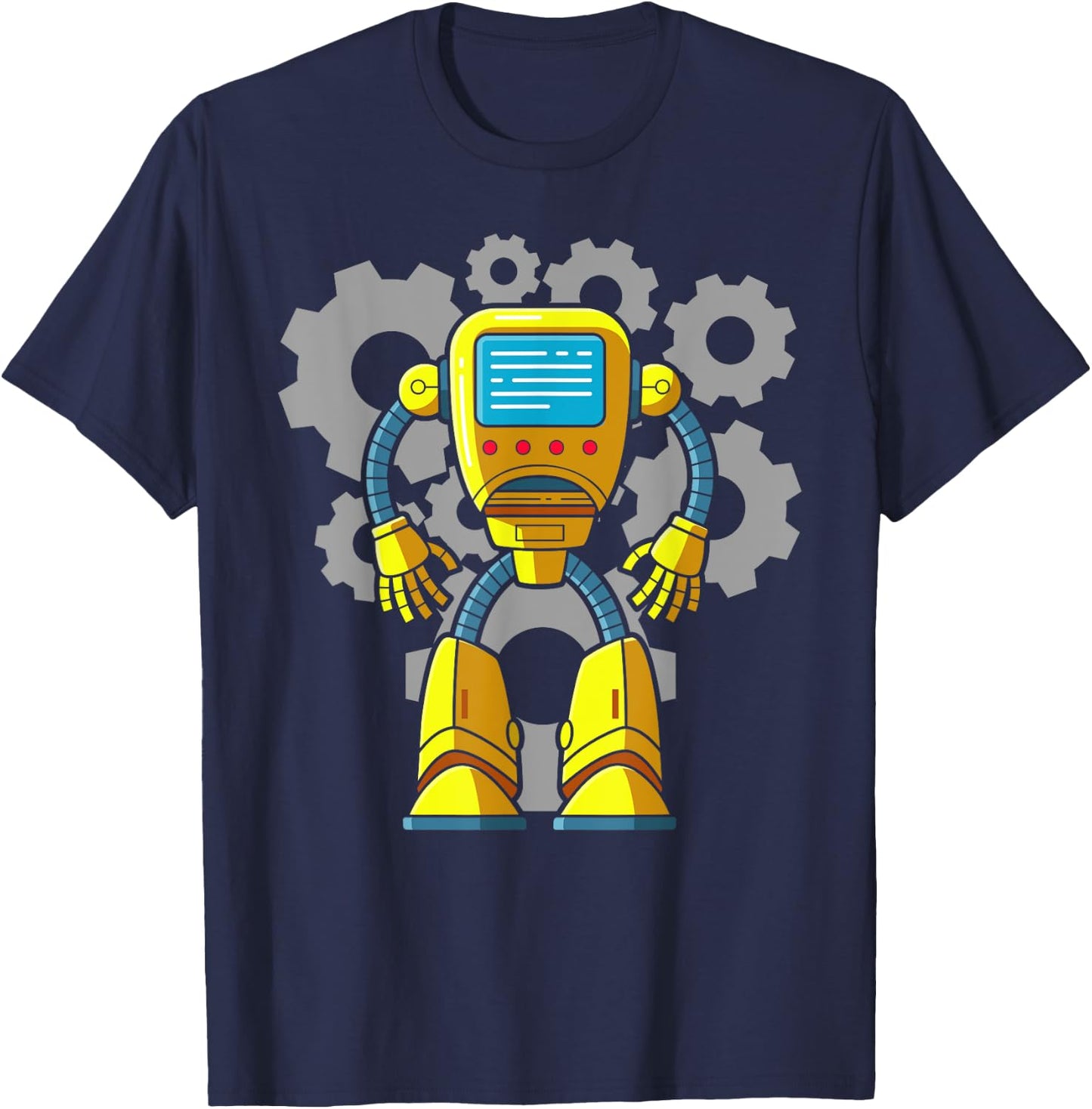Robotik Kinder Roboter Kostüm Jungen T-Shirt - T-Shirt | Navy