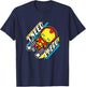 Marvel Kawaii I Need A Hero Chibi Iron Man Flying Shot T-Shirt - T-Shirt | Navy