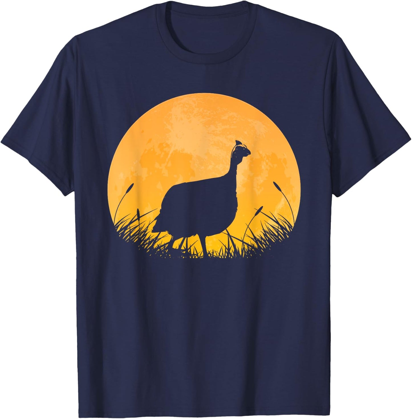 Guinea Fowl Easy Halloween Outfit Bird Moon Costume Gift T-Shirt - T-Shirt | Navy