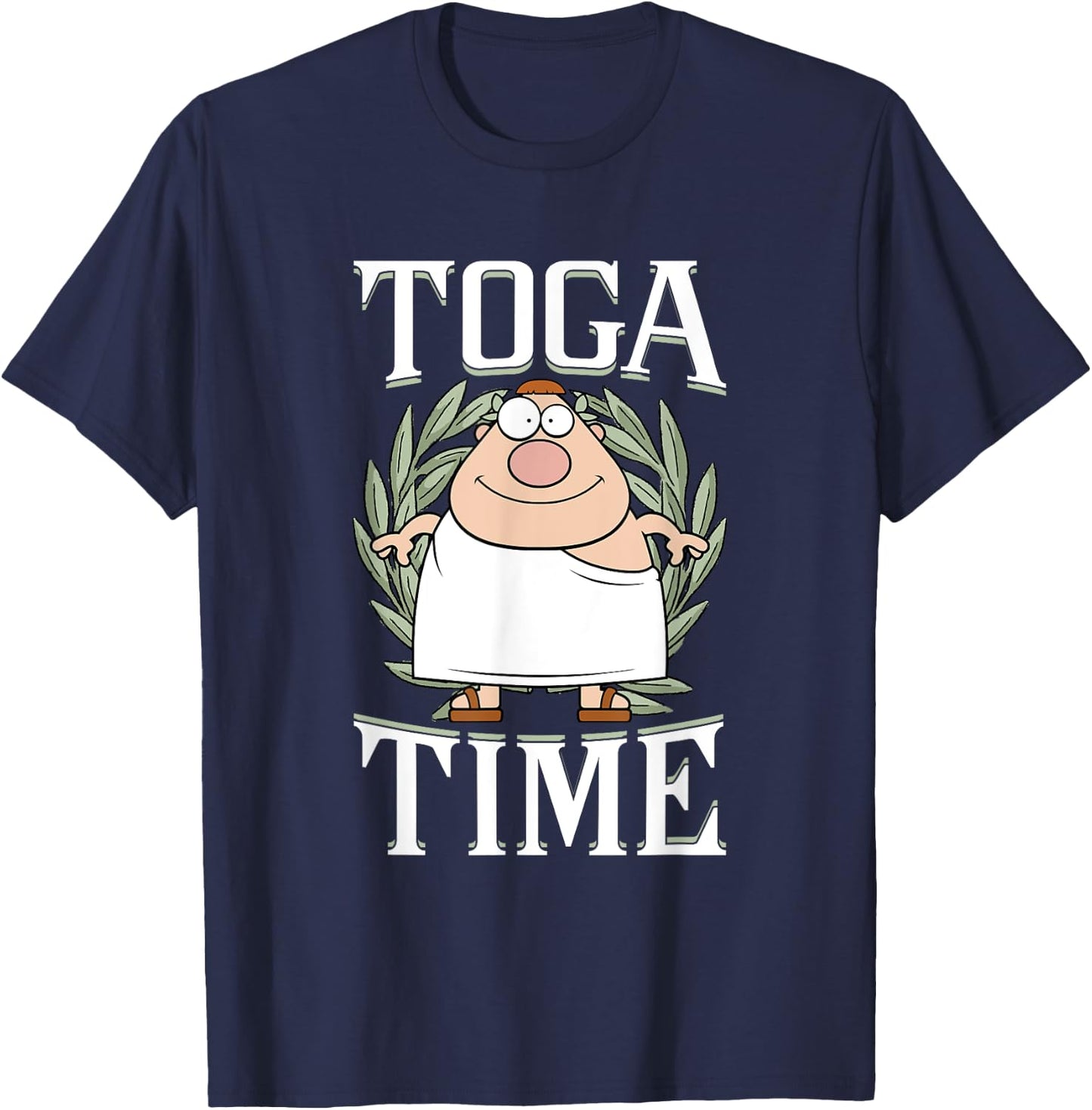 Greek Toga Party College Fraternity Sorority Toga Party T-Shirt - T-Shirt | Navy