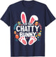 I'm The Chatty Bunny Matching Easter Family T-Shirt - T-Shirt | Navy