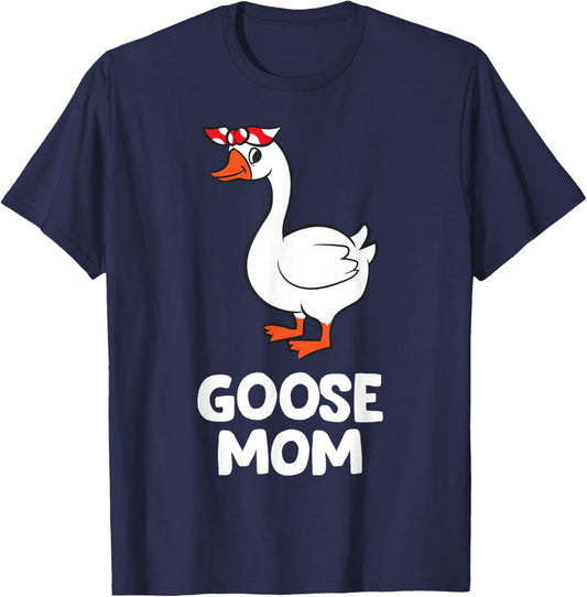 Goose Mom T-Shirt - T-Shirt | Navy