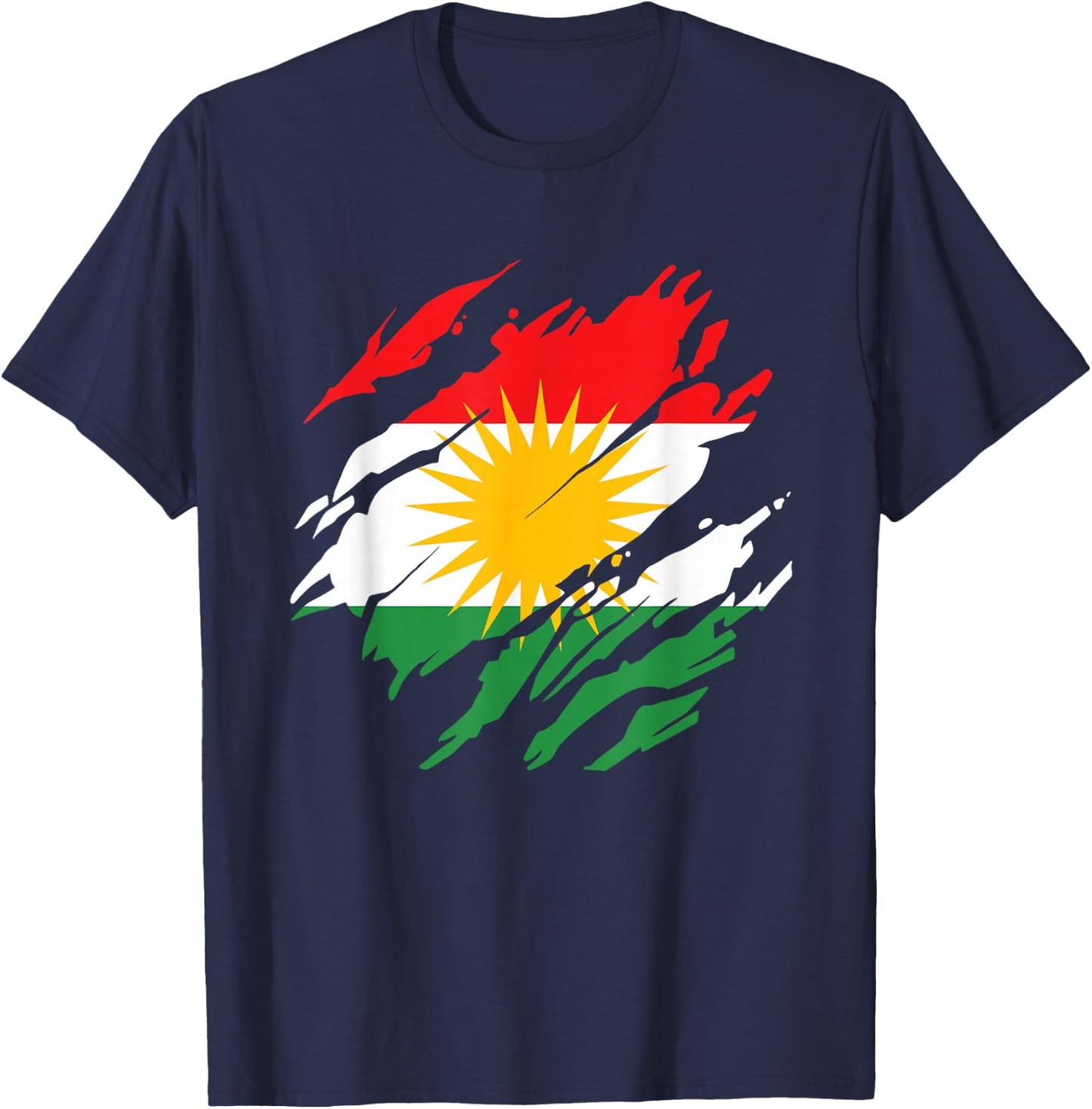 Kurdish Kurdistan T-Shirt - T-Shirt | Navy