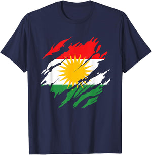 Kurdish Kurdistan T-Shirt - T-Shirt | Navy