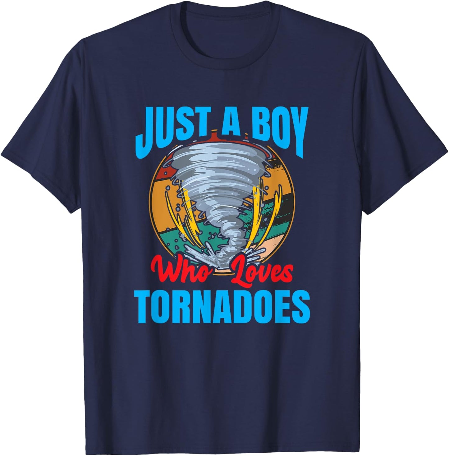 Tornade Garçon Chasseur De Tornade Chasseur De Tempête T-Shirt - T-Shirt | Navy