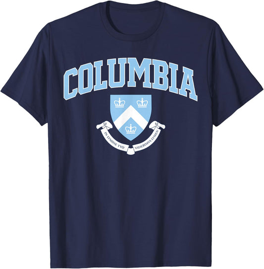 Columbia Classic Arch Over Crest Navy | Columbia , Blue, S T-Shirt - T-Shirt | Navy