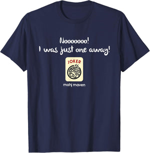Nooo! I was just one away! Mah Jong T-Shirt - T-Shirt | Navy