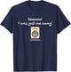 Nooo! I was just one away! Mah Jong T-Shirt - T-Shirt | Navy