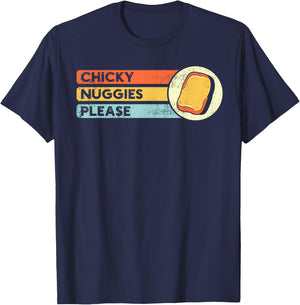 Chicken Nuggets Lover Apparel Chicky Nuggies Chicken Nugget Fans Nug Eaters Fast Food T-Shirt - T-Shirt | Navy