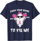 Check Your Boobs Mine Tried To Kill Me Boo Happy Halloween T-Shirt - T-Shirt | Navy