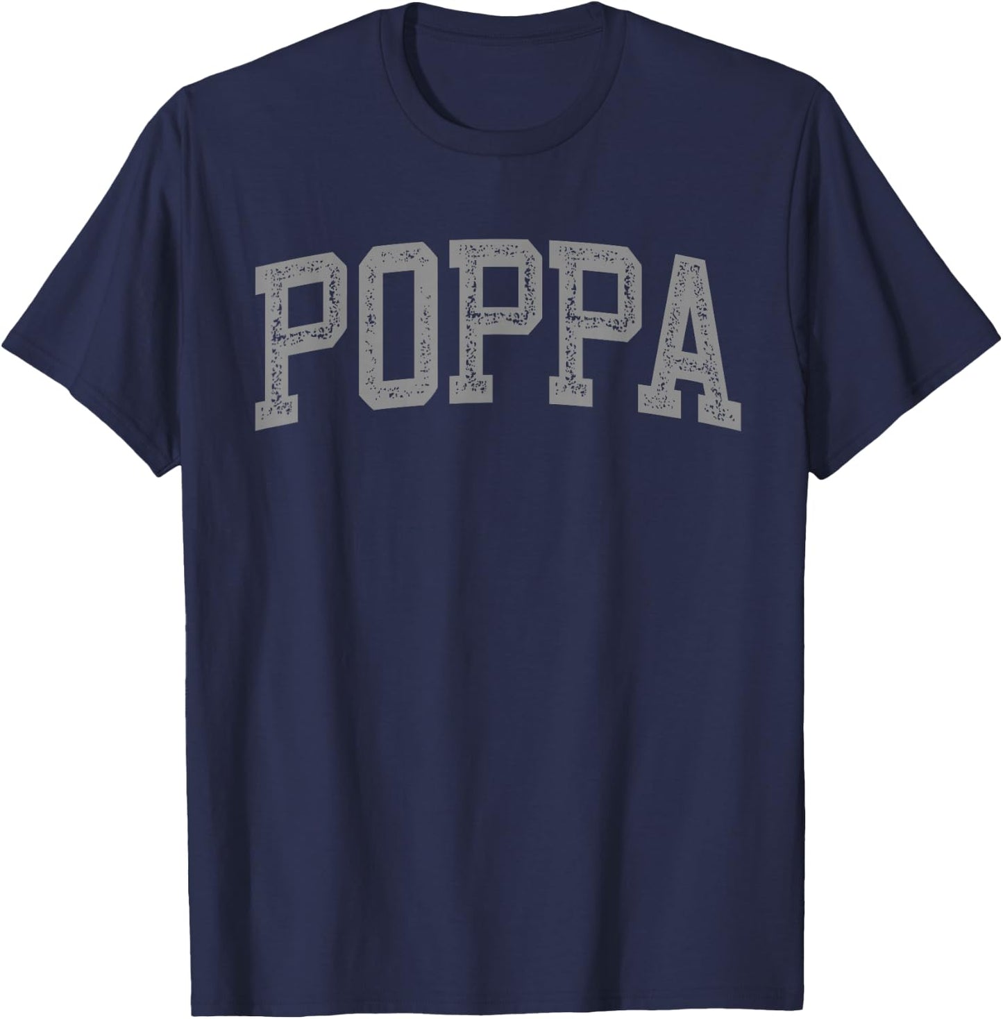 Poppa Minimalist Vintage T-Shirt - T-Shirt | Navy