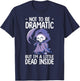Grim Reaper With Scythe Cute Grim Reaper T-Shirt - T-Shirt | Navy