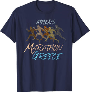 Athens - Marathon - Greece T-Shirt - T-Shirt | Navy