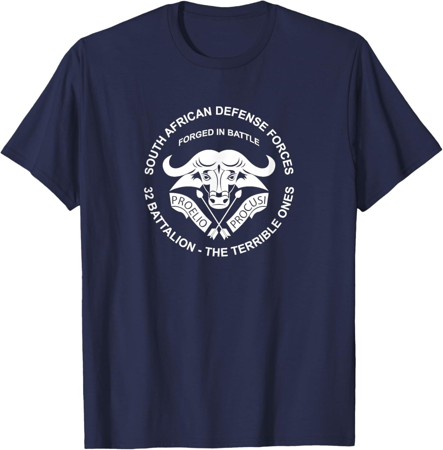 32 Battalion South African Defense Forces T-Shirt - T-Shirt | Navy