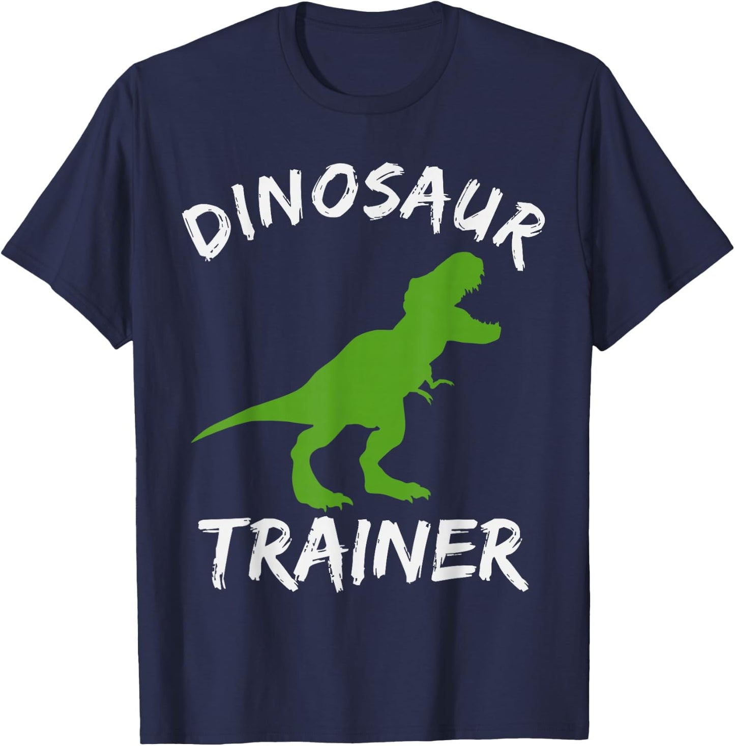 Dinosaur Trainer Lazy Halloween Costume T-rex Dino Boy Kids T-Shirt - T-Shirt | Navy