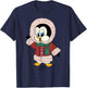 Chilly Willy Kids Holiday Graphic , Grey, Small T-Shirt - T-Shirt | Navy