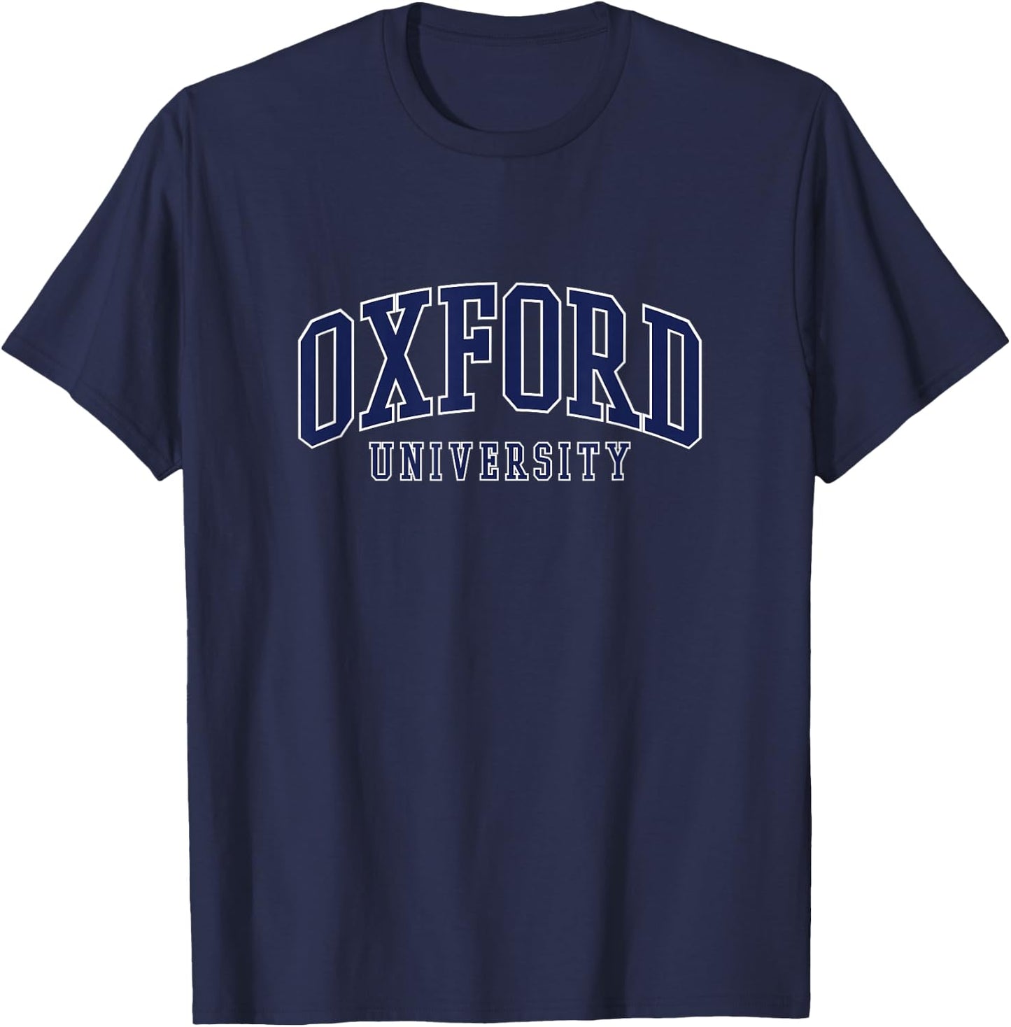 Oxford Bold Logo , Blue, S T-Shirt - T-Shirt | Navy