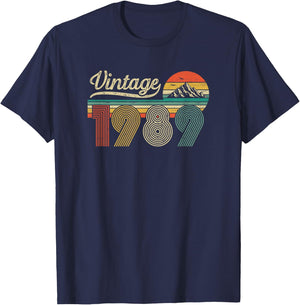 Vintage 1989 Man Woman Birthday - Born in 1989 Original T-Shirt - T-Shirt | Navy
