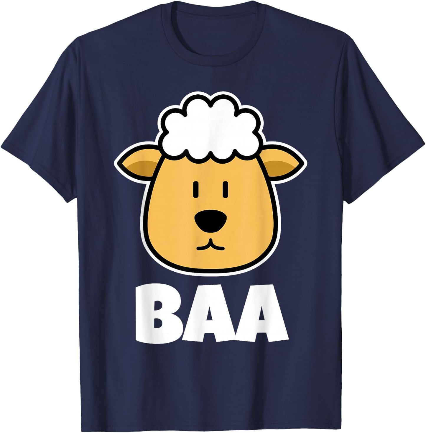 BAA Sheep Stuff | Sheep Lover Stuff | Kids Sheep T-Shirt - T-Shirt | Navy
