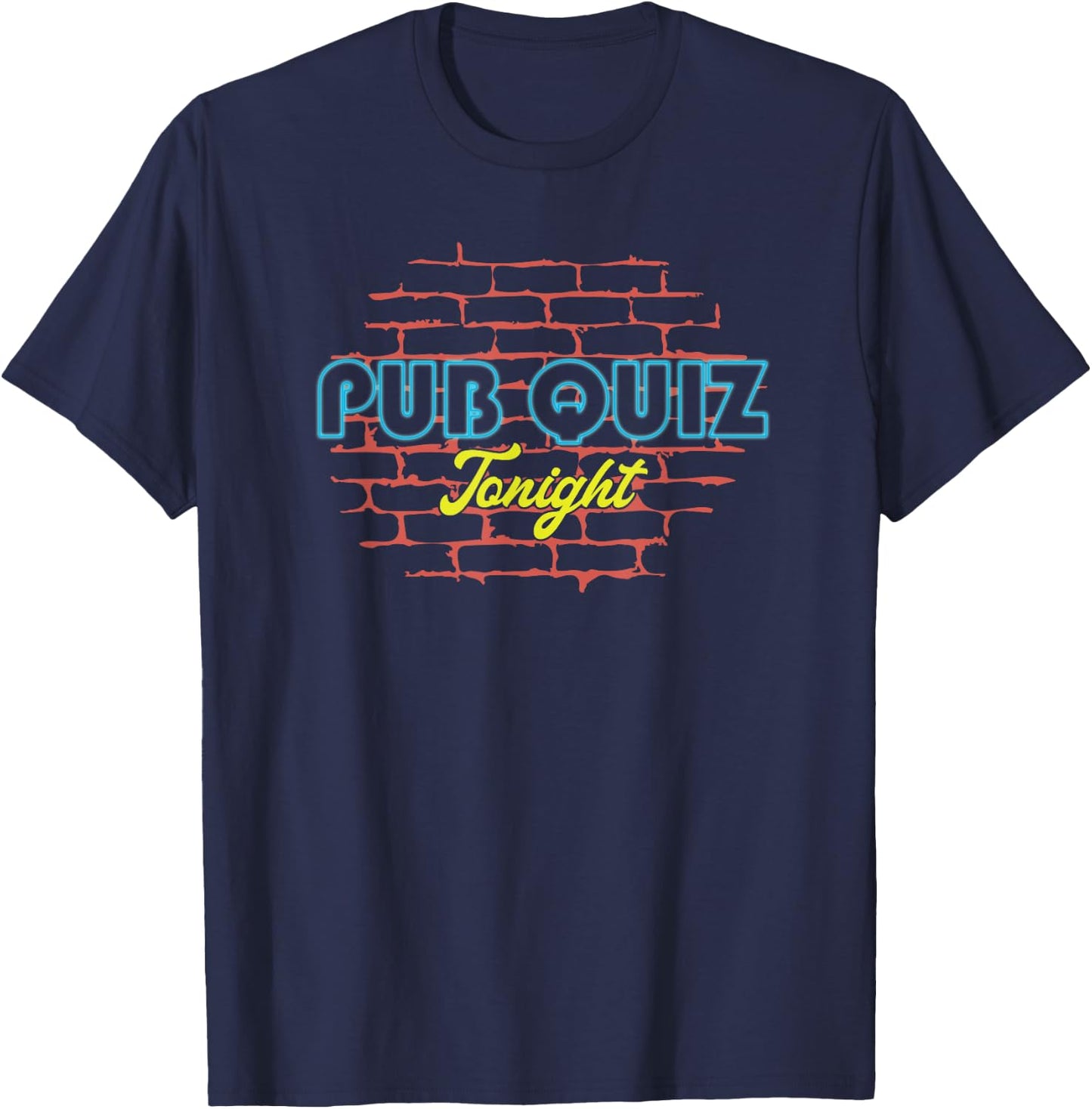 Pub-Quiz heute Abend | Pub-Quizspiele | Quizabend T-Shirt - T-Shirt | Navy