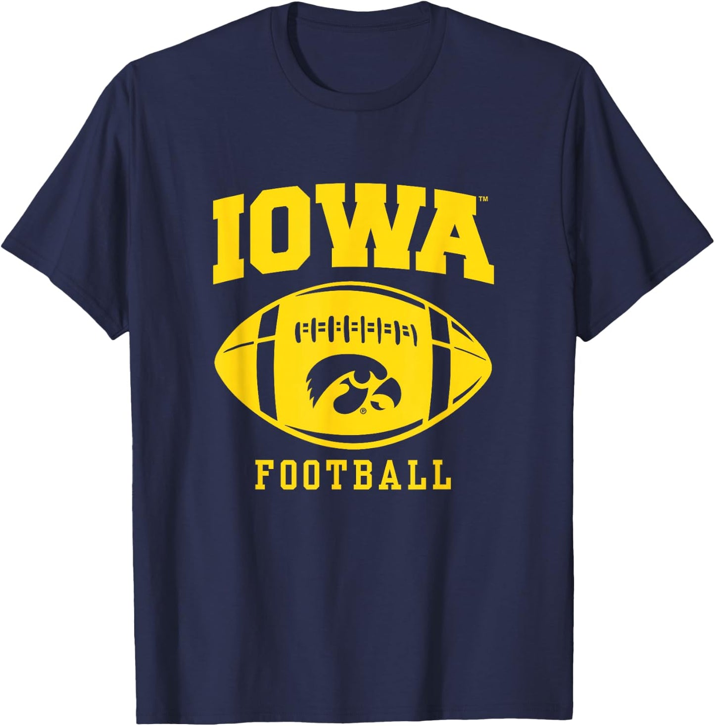 Iowa Hawkeyes | Official NCAA Merch | OCIMPIO004 T-Shirt - T-Shirt | Navy