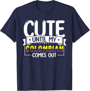 Colombian Roots Outfit Funny Colombia Heritage Women T-Shirt - T-Shirt | Navy