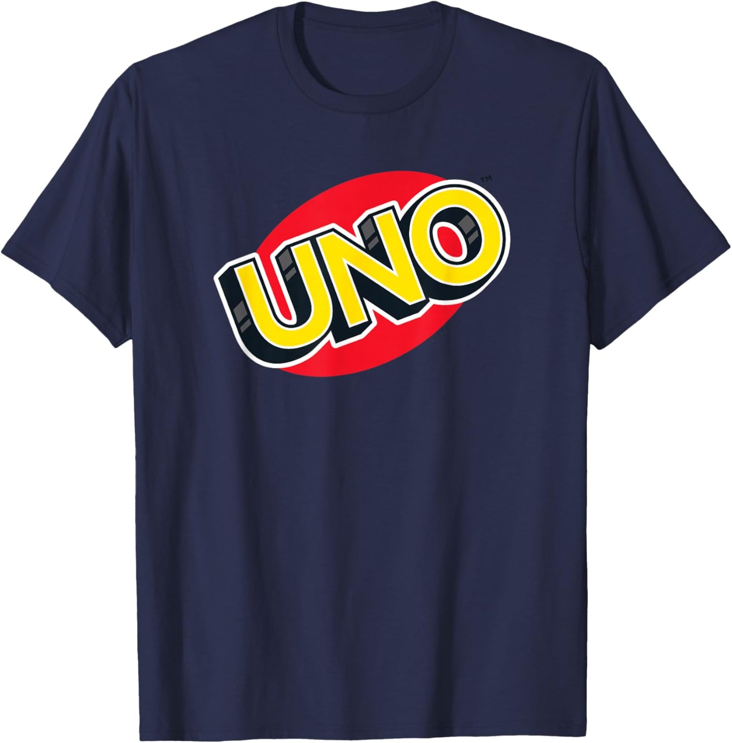 UNO - Logo , black T-Shirt - T-Shirt | Navy