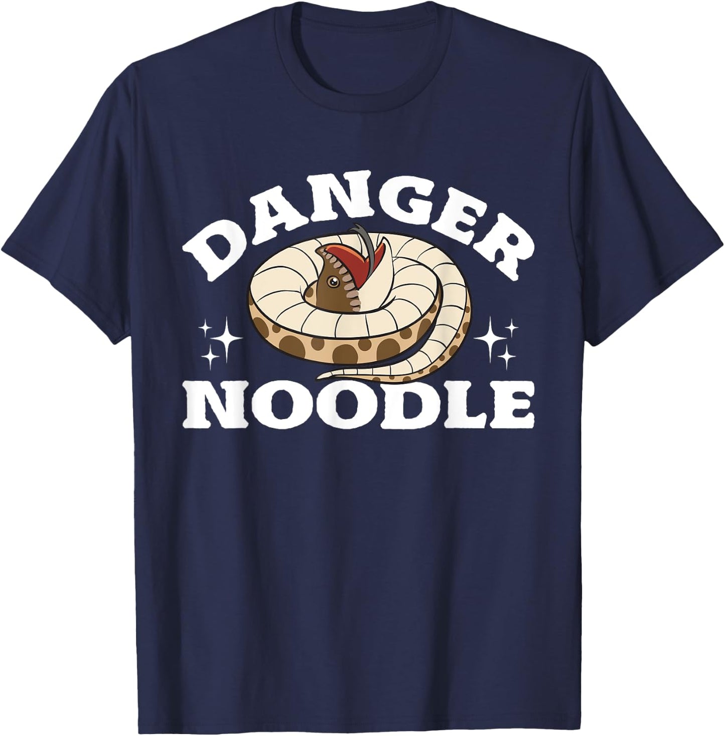 Hognose Snake Danger Noodle Pet Reptile Hognose Snake T-Shirt - T-Shirt | Navy
