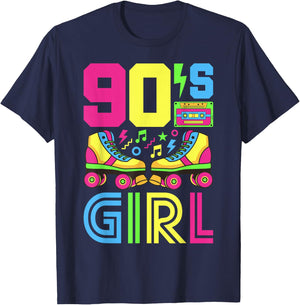90s Girl 90s Outfit 90s Costume 90s Party 90s , black T-Shirt - T-Shirt | Navy