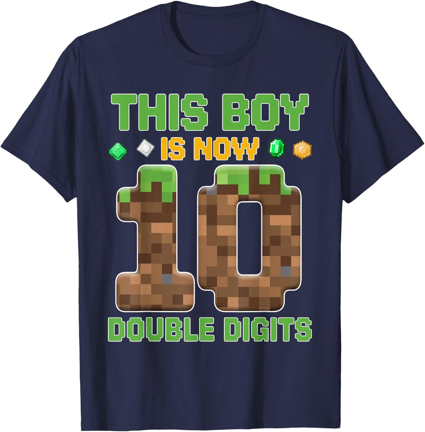 Pixel T-Shirt - T-Shirt | Navy