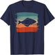 Retro Vintage Heilbutt Heilbutt T-Shirt - T-Shirt | Navy
