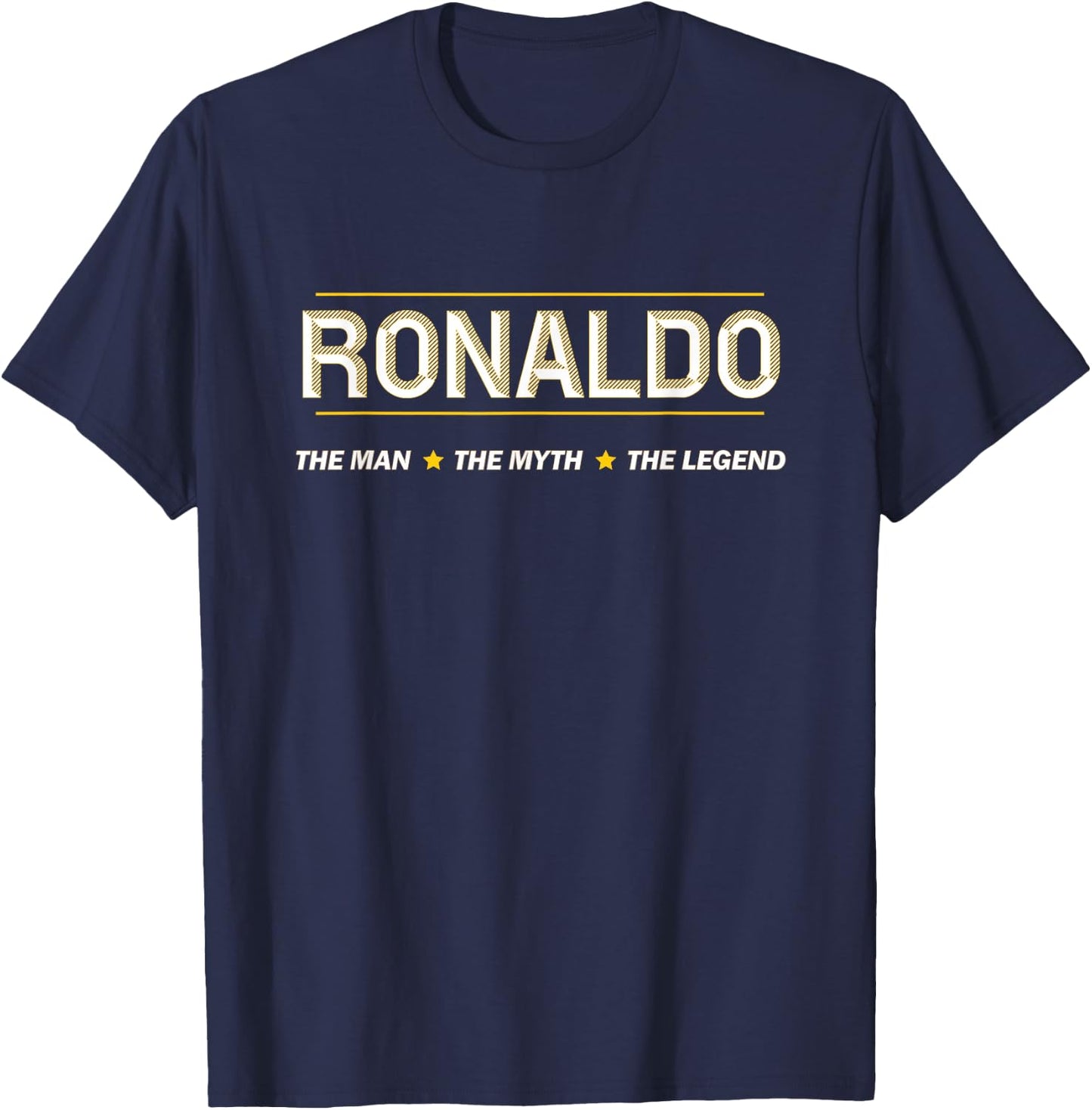 Ronaldo The Man The Myth The Legend | Mythos Legende Name T-Shirt - T-Shirt | Navy