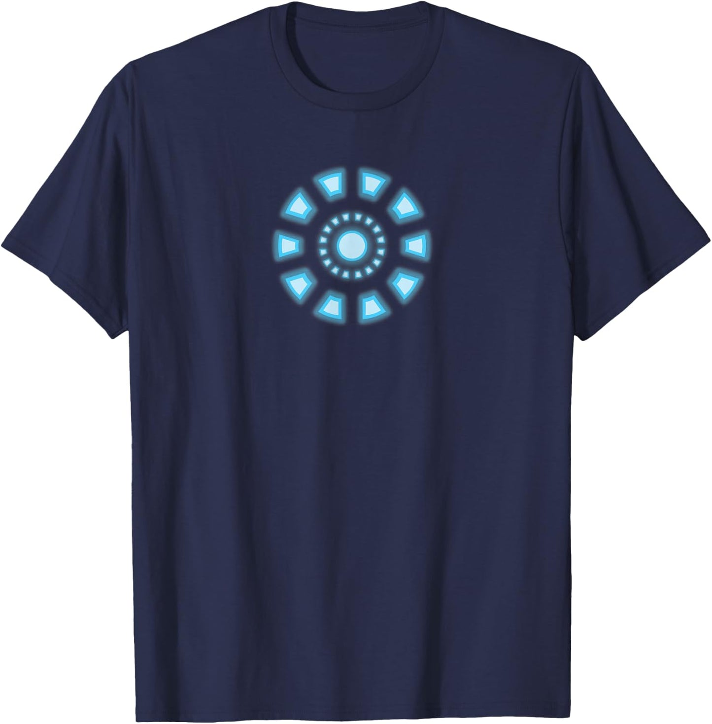 Marvel Studios Iron Man Tony Stark Arc Reactor Classic , black T-Shirt - T-Shirt | Navy