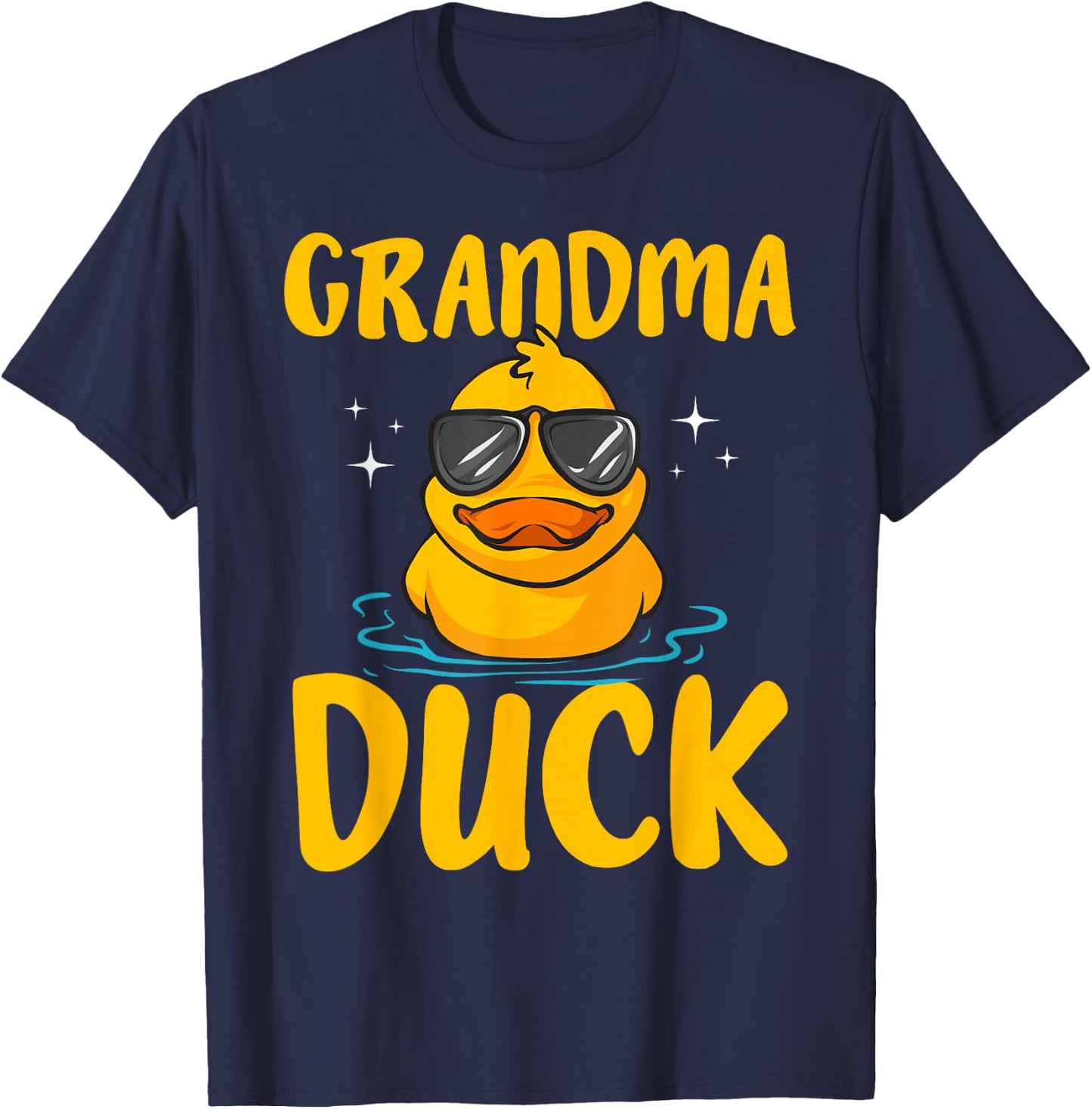 Rubber Duckies Grandma Duck Rubber Duck T-Shirt - T-Shirt | Navy
