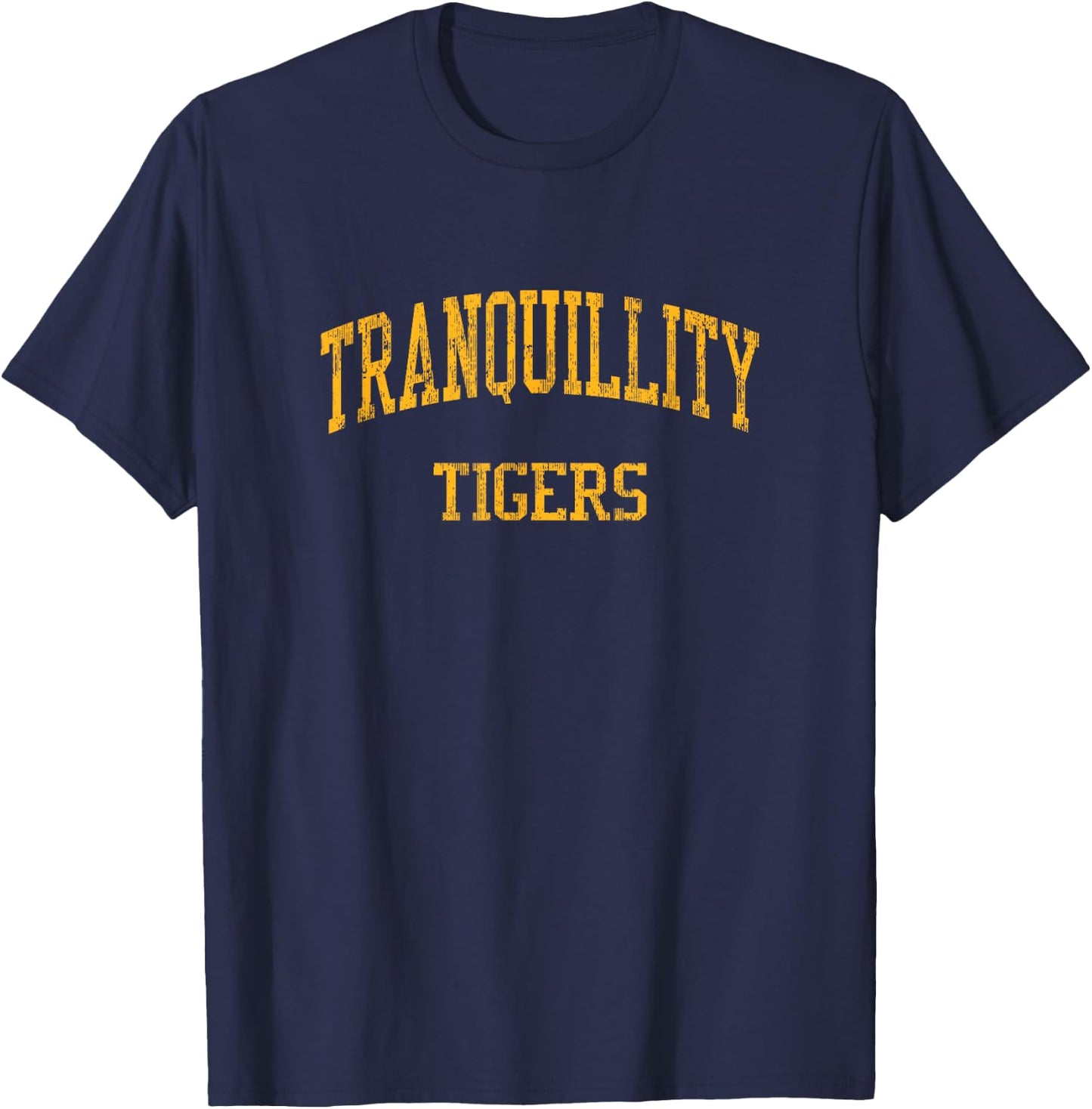 Tranquillity High School HS San Joaquin CA Vintage Sports T-Shirt - T-Shirt | Navy