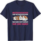 Women's with German Text "Guinea Pigs" T-Shirt - T-Shirt | Navy