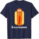 Halloweiner Halloweener Funny Halloween Hot Dog Shirt T-Shirt - T-Shirt | Navy