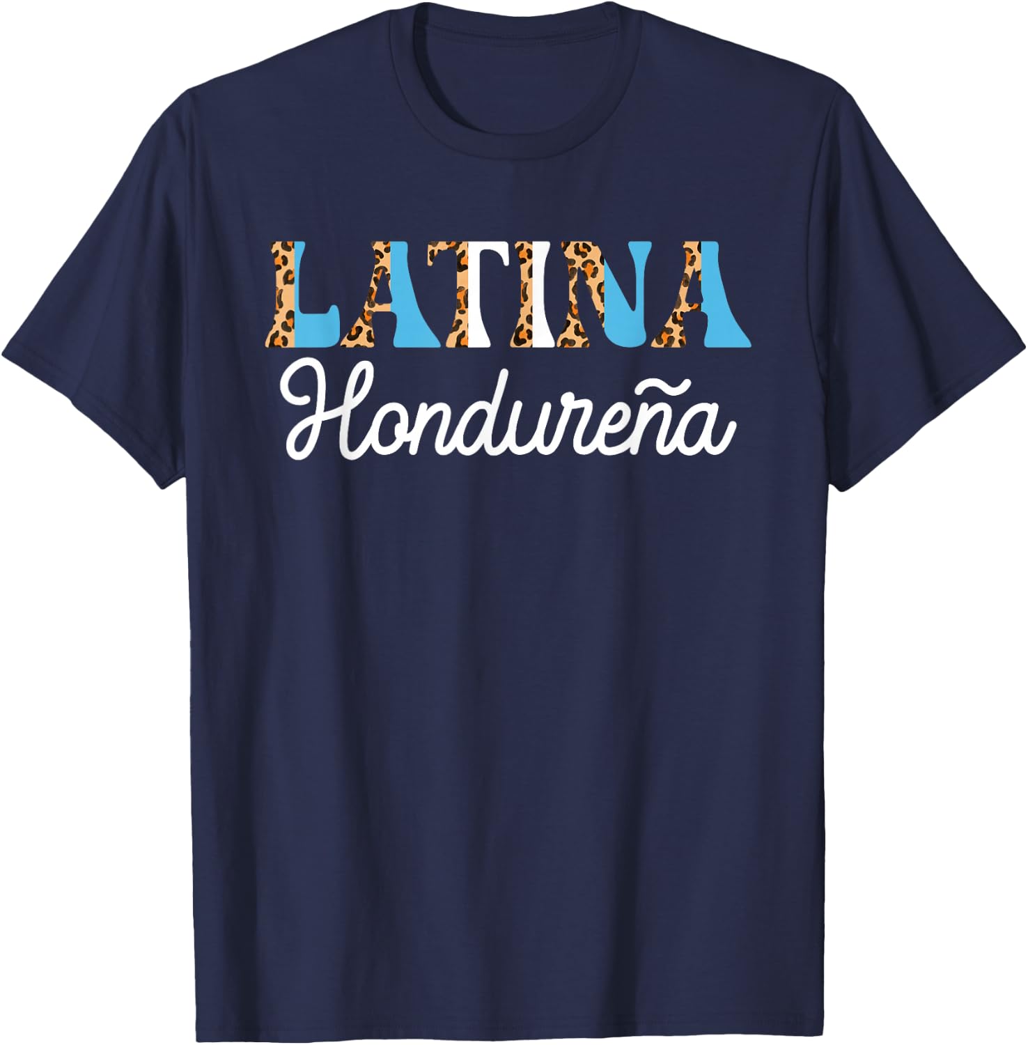 Honduras Flag Honduras , black T-Shirt - T-Shirt | Navy