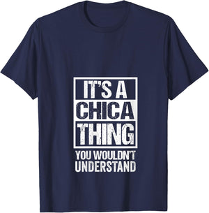It's A Chica Thing You Wouldn't Understand V-Neck T-Shirt - T-Shirt | Navy