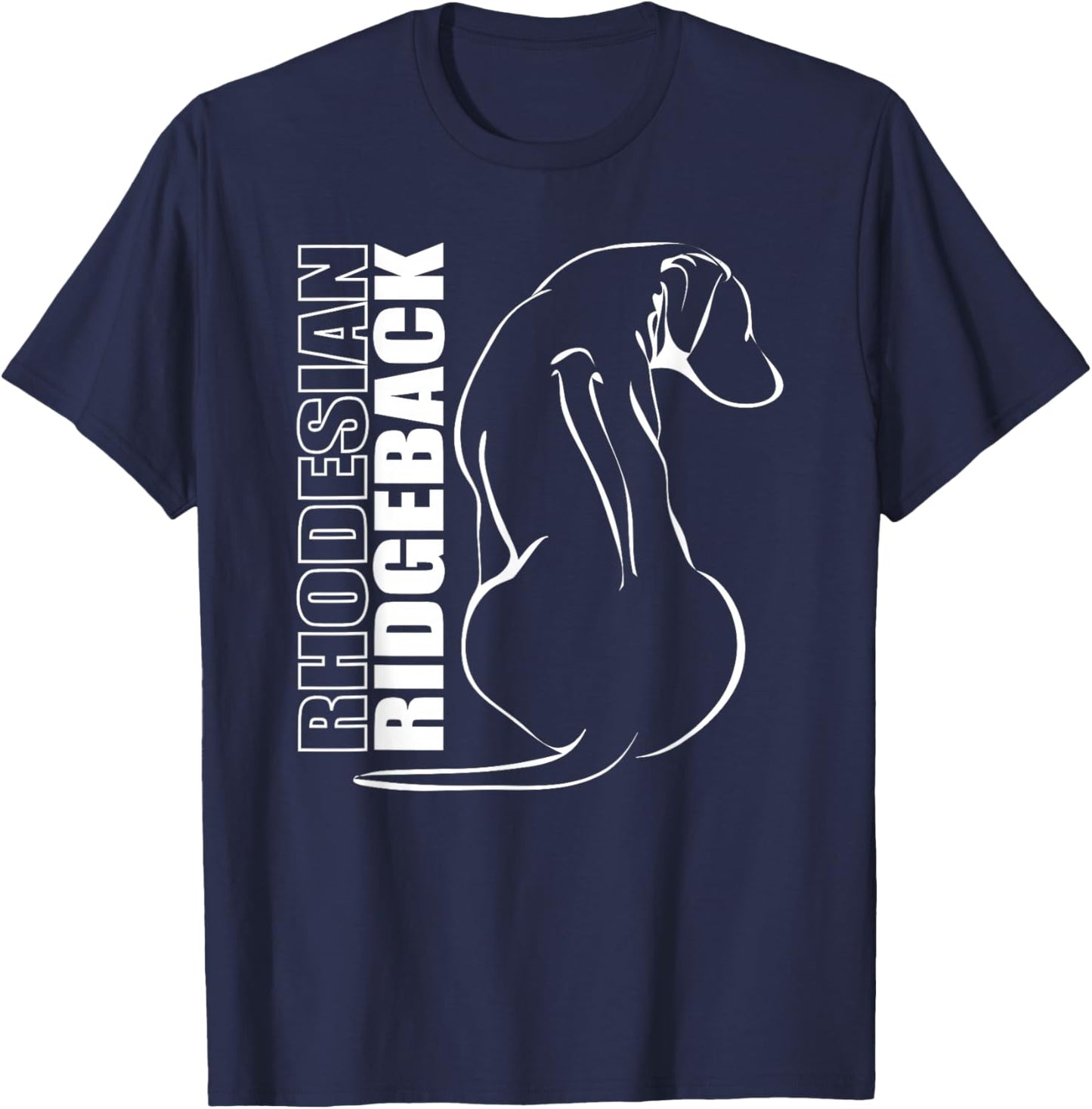Proud Rhodesian Ridgeback Profile Dog Ridgeback T-Shirt - T-Shirt | Navy