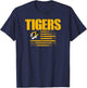 Alamogordo Tigers Logo USA Flag Pride HS T-Shirt - T-Shirt | Navy