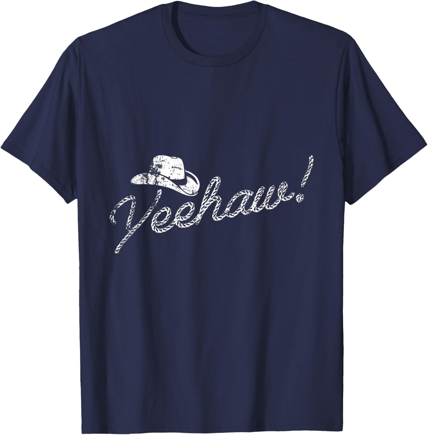 Yeehaw Cowboy T-Shirt - T-Shirt | Navy