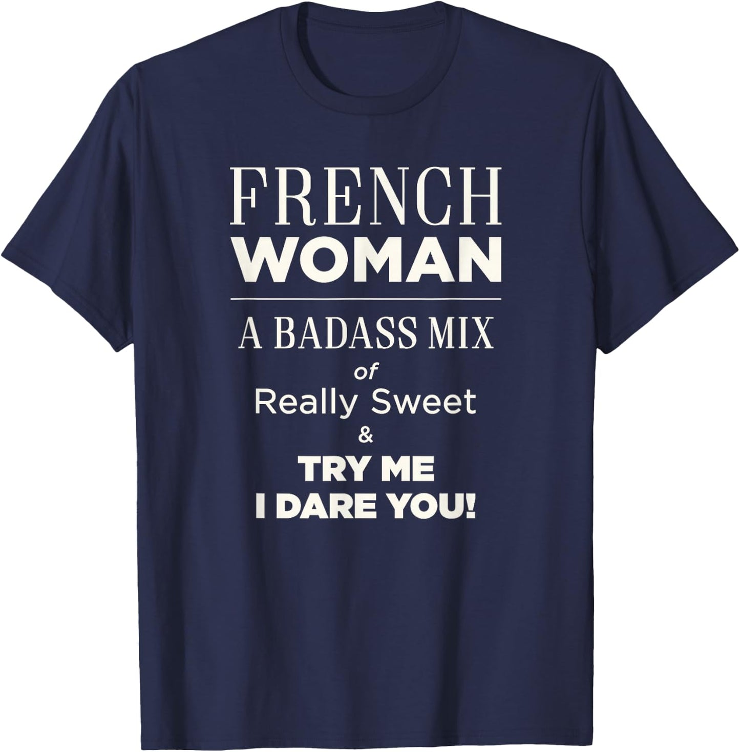 French Woman | France Empowered T-Shirt - T-Shirt | Navy