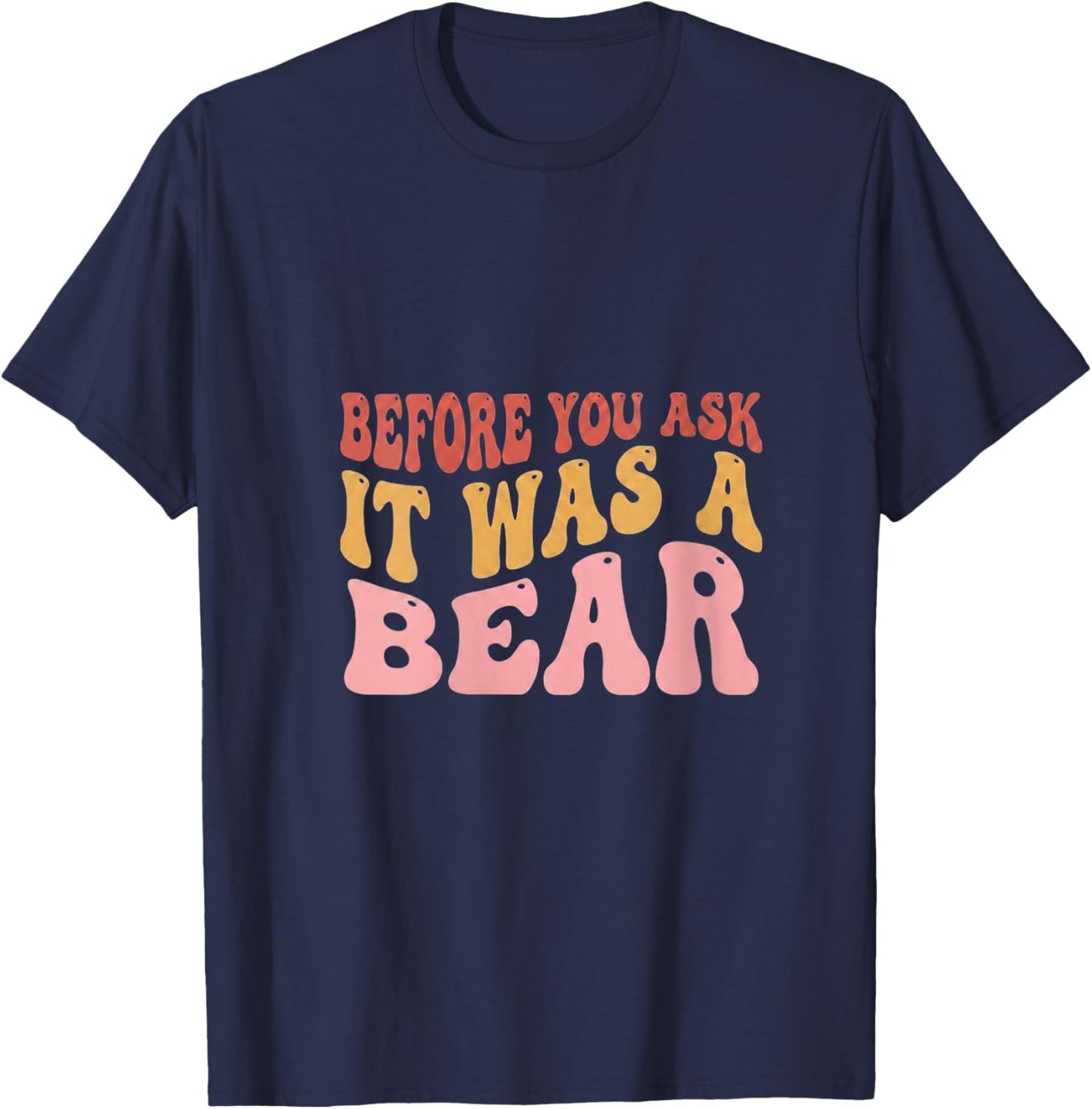 Women's Leg Amputee Funny Bear Story Humor Amputation Survivor V-Neck T-Shirt - T-Shirt | Navy