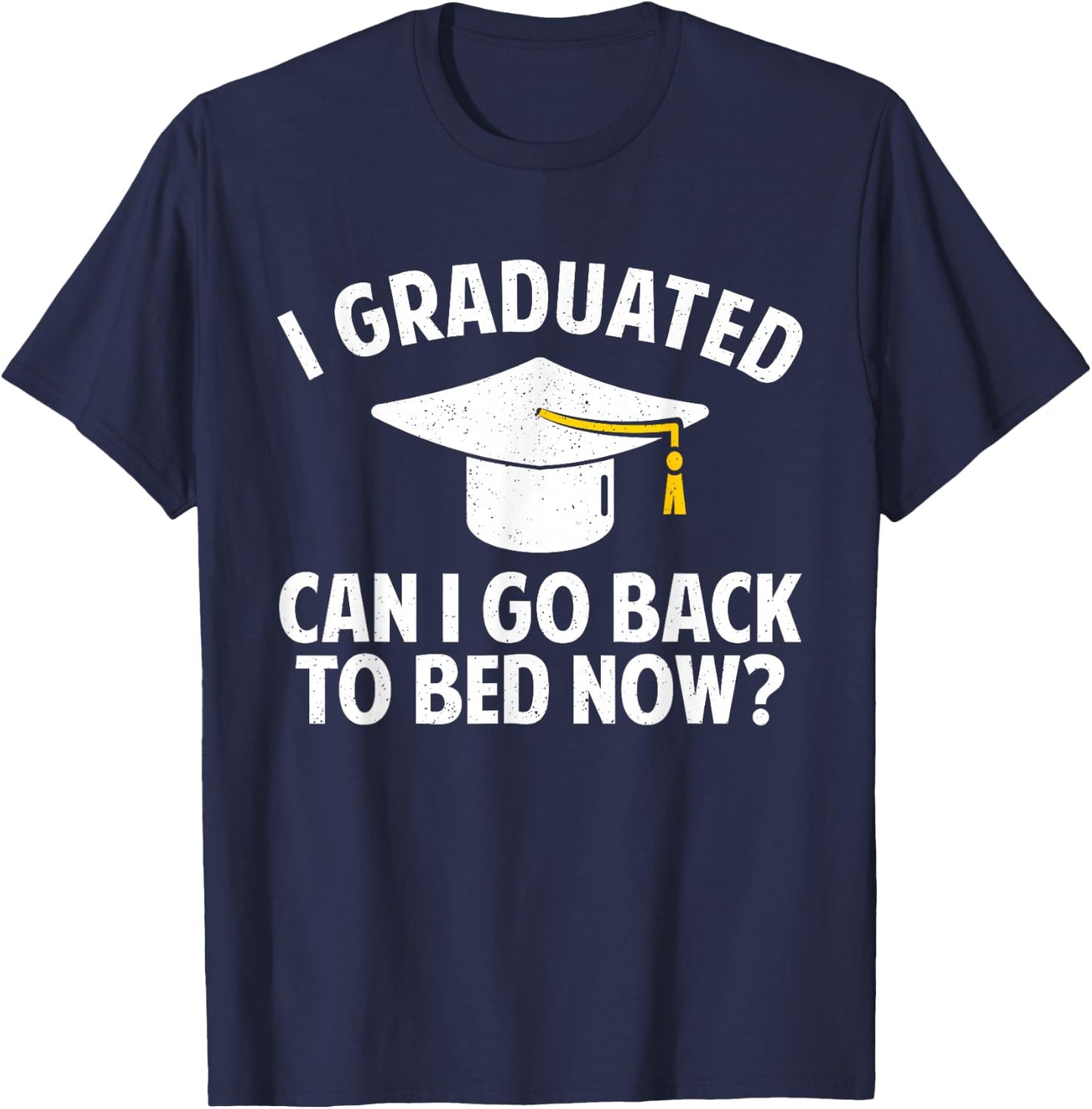 Funny Graduation Art Women Masters Degree Draduation T-Shirt - T-Shirt | Navy