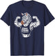 Zebra Strong EDS Awareness Ehlers Danlos Syndrome T-Shirt - T-Shirt | Navy