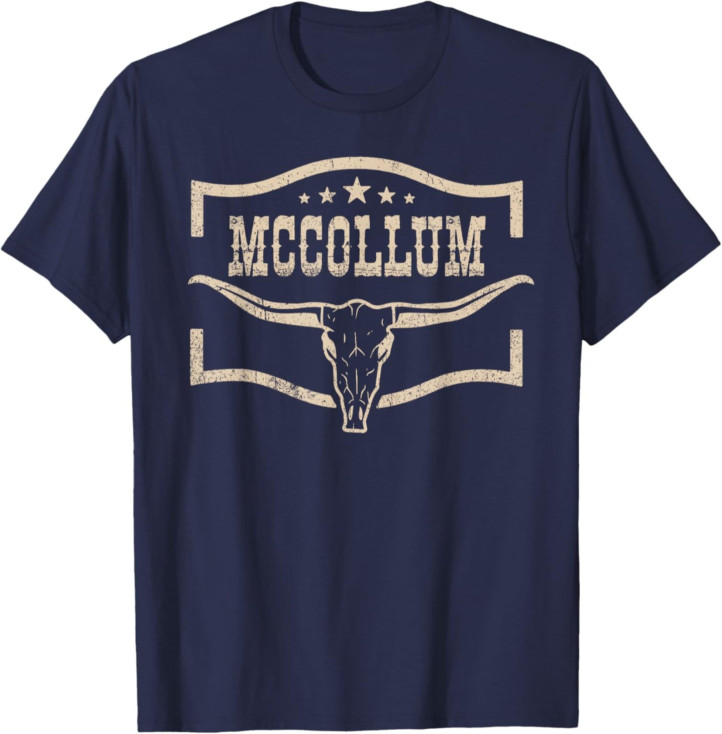 Vintage McCoIIum Personalized, McCoIIum Family Pride T-Shirt - T-Shirt | Navy